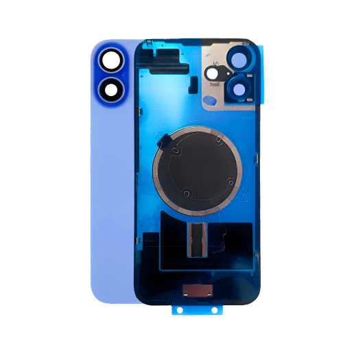 iPhone 16 Plus - Purple ( Ulramarine ) klapka tylna z dużymi oczkami + oczka aparatu + magnesy