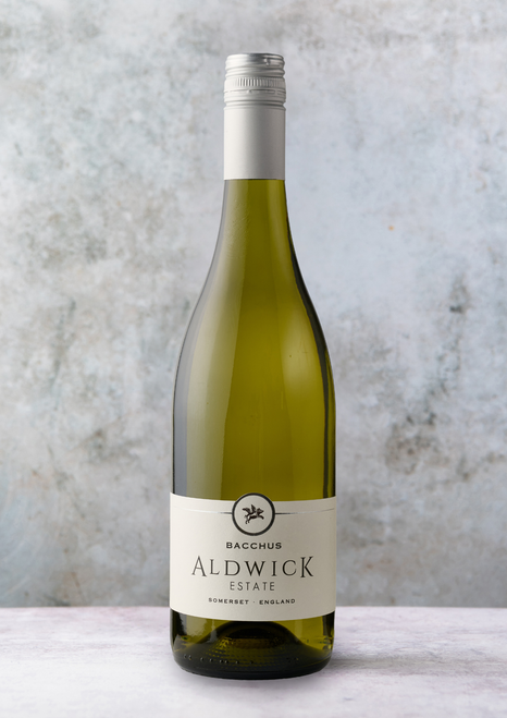 White wine, grown at Aldwick Estate and made in Somerset, England.