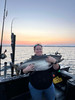 28.5lb King Salmon on Candy Corn!