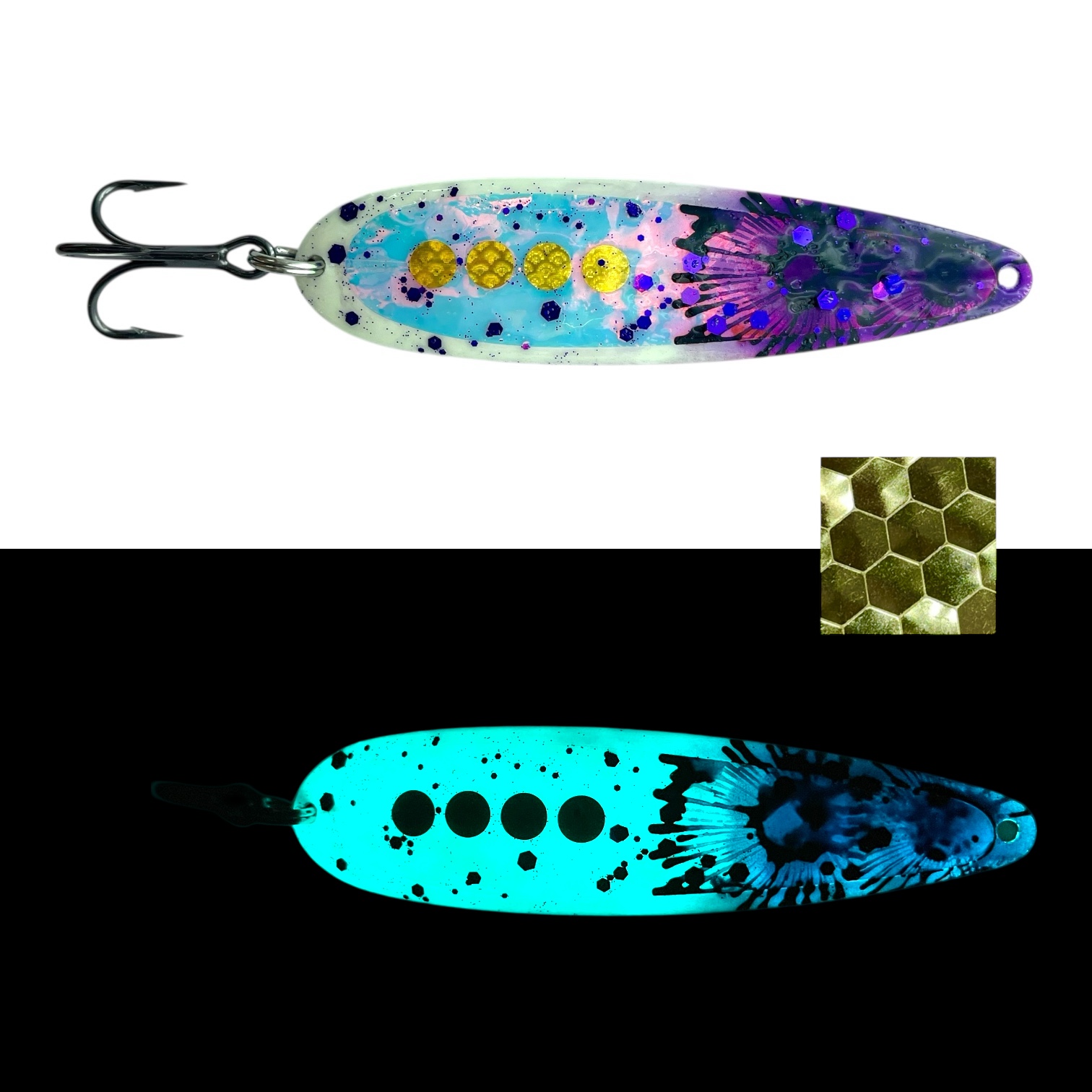 best spoon type fishing lure Run Off Lures The Heavy Hitter is a compact Fish Bum Heavy Hitter Tungsten
