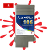 FastPlot Compatible Ink Cartridge Replacement for Canon 106 color  Red