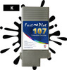 FastPlot Compatible Ink Cartridge Replacement for Canon 107 color  Black