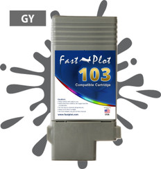 FastPlot Compatible Ink Cartridge Replacement for Canon 103 -  Gray