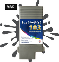 FastPlot Compatible Ink Cartridge Replacement for Canon 103 -  Matte Black