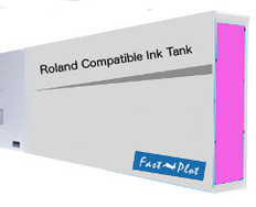 FastPlot Compatible Ink Cartridge Replacement for Roland Solvent Printers - Magenta 220ml