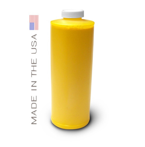 Bottle 1000ml of Dye Ink for use in HP DesignJet 800 Yellow made in the USA