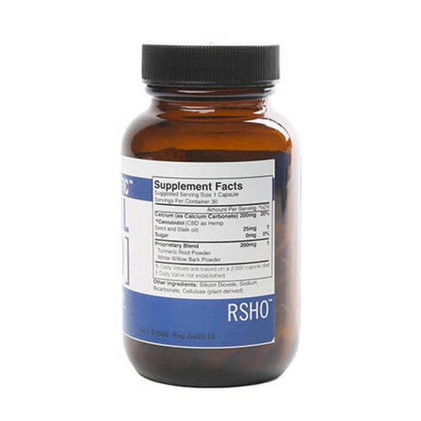 RSHO - CBD Capsule - Blue Label Hemp Oil Capsules - 25mg