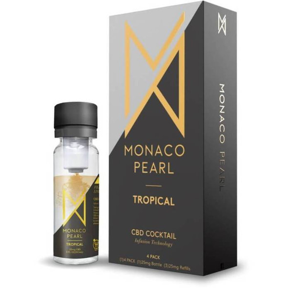 Monaco Pearl - CBD Drink - Tropical (4 Pack)