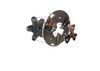 Universal Aluminum Magnetic Grinding Plate - 10.5", Versatile Tooling Holder & Multi-Grinder Compatible