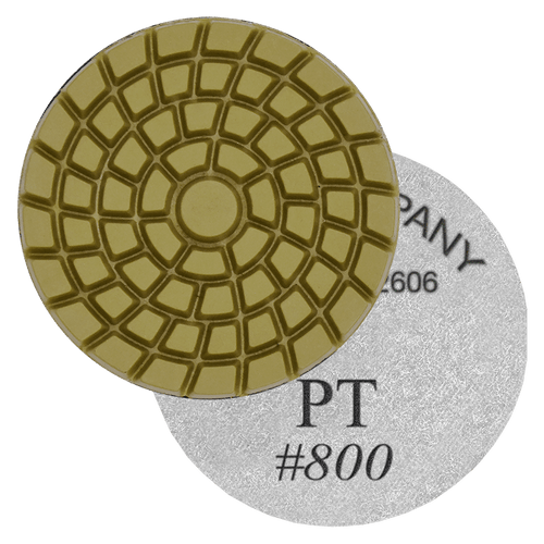 3” PT Resin Bond Diamond Puck White - 800 grit