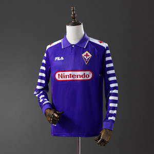 Retro Fiorentina 98/99 Long Sleeve Home Jersey