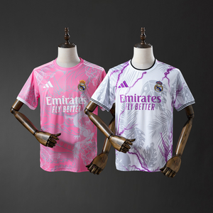 2-Piece Real Madrid White/Pink Special 25/26 Jersey's
