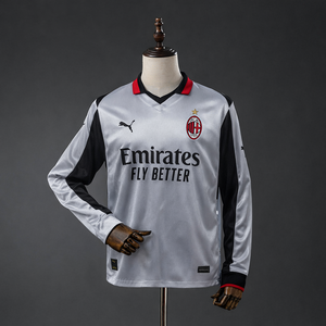 Long Sleeve AC Milan 25/26 Grey Fourth Jersey