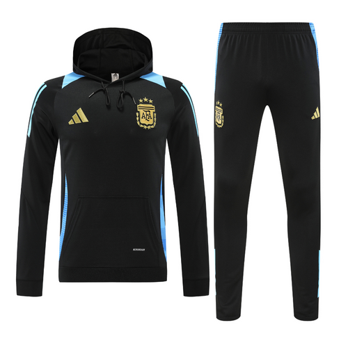 Argentina Black Hoodie Track Suit
