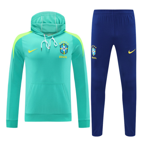 Brazil Home Hoodie Track Suit