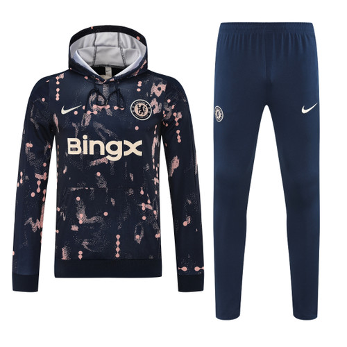 Chelsea Blue/Pink Hoodie Track Suit