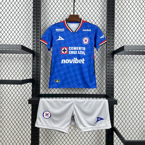 Kids Cruz Azul Home 2025/26 Jersey