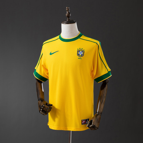 Retro Brazil 1998 Home Jersey