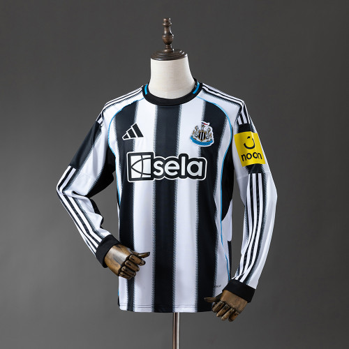 Long Sleeve Newcastle 25/26 Home Jersey