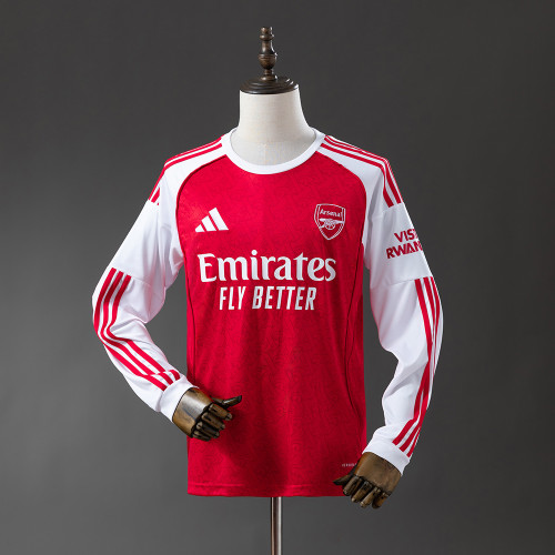 Long Sleeve Arsenal Home 25/26 Jersey