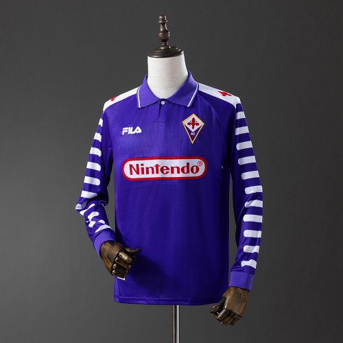 Retro Fiorentina 98/99 Long Sleeve Home Jersey