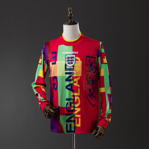 Retro England 1995 Long Sleeve Goal Keeper Jersey