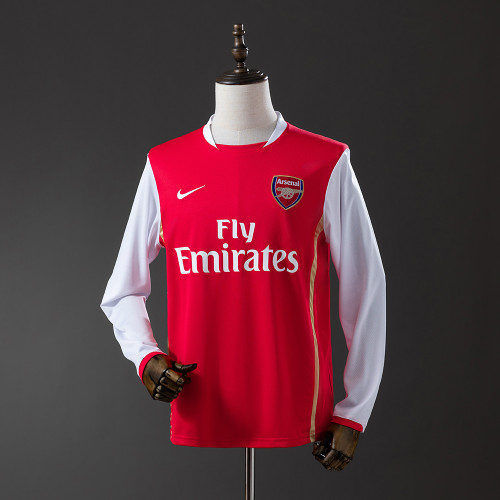 Retro Arsenal 06/07 Long Sleeve Home Jersey