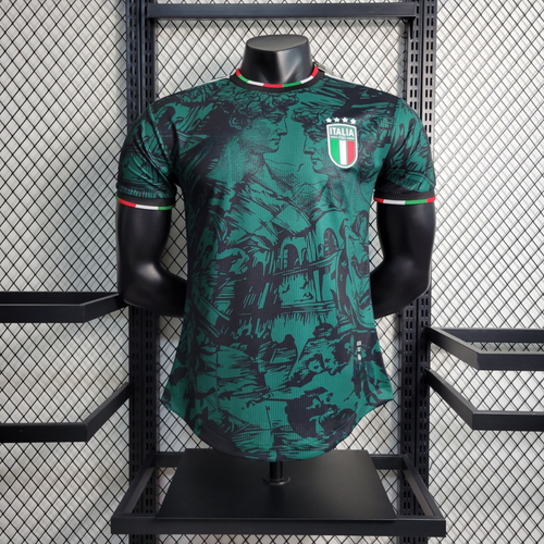 Player Version Italy Ancient Green Jersey