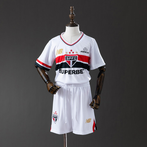 Kids São Paulo FC Home 2025/26 Jersey