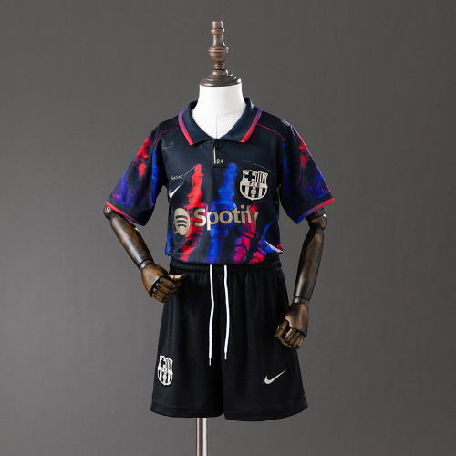 Kids FC Barcelona Black Special Edition Jersey