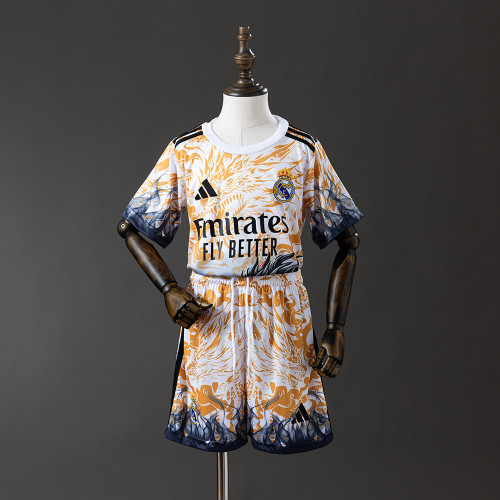 Kids Real Madrid Gold Special Edition Jersey