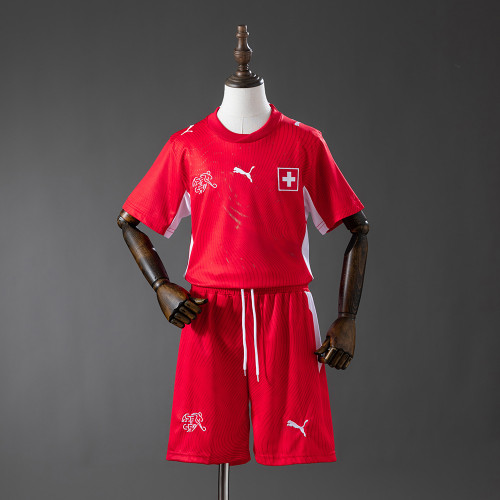 Kids Switzerland Home 2026 Jersey