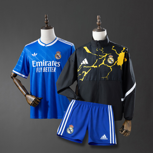 Real Madrid 25/26 Third Kit Bundle (Jersey + Jacket + Shorts)
