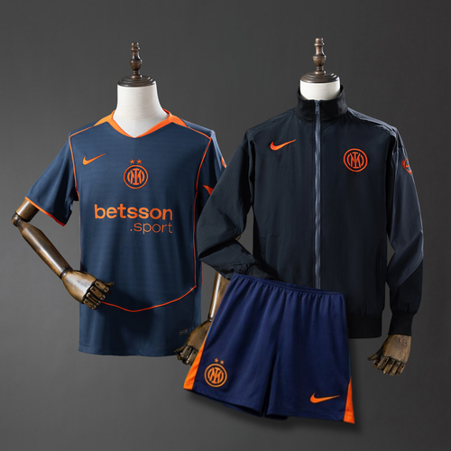 Inter Milan 25/26 Third Kit Bundle (Jersey + Jacket + Shorts)