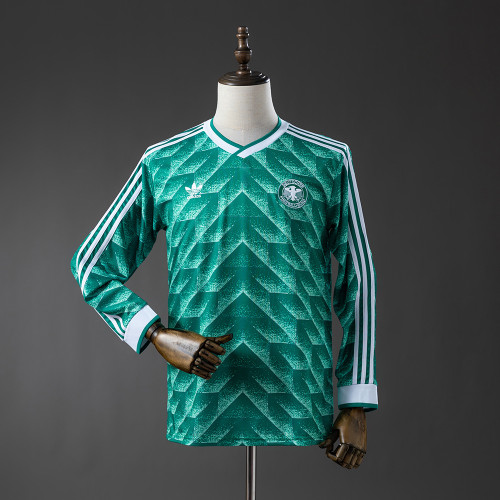 Retro Germany 1990 Long Sleeve Away Jersey