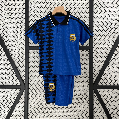 Kids Retro Argentina 1994 Home Kit