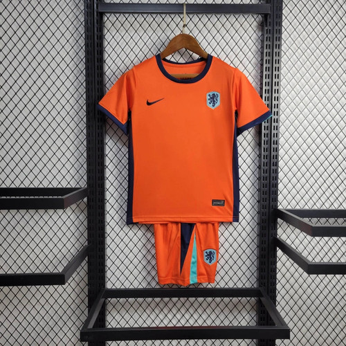 Kids Netherlands EURO Home Jersey 2024