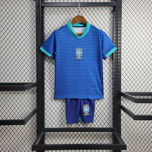Kids Brazil Copa America Away Jersey 2024