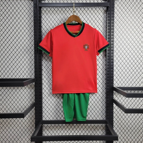 Kids Portugal EURO Home Jersey 2024