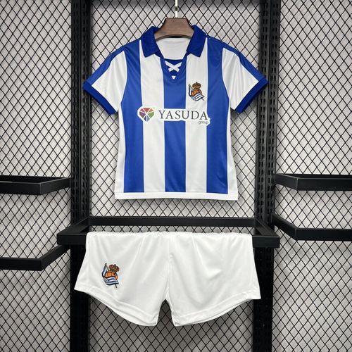 Kids Real Sociedad 2024/25 Home Jersey
