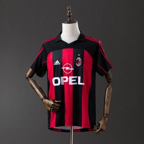 Retro A.C. Milan 2000 Home Jersey
