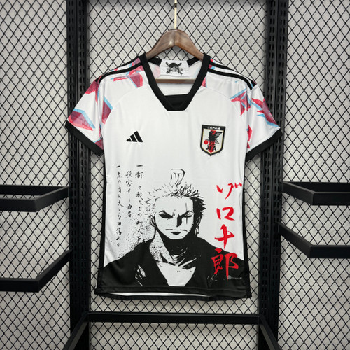 Japan White Roronoa Zoro Special Jersey