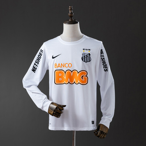 Retro Santos 11/12 Long Sleeve Away Jersey