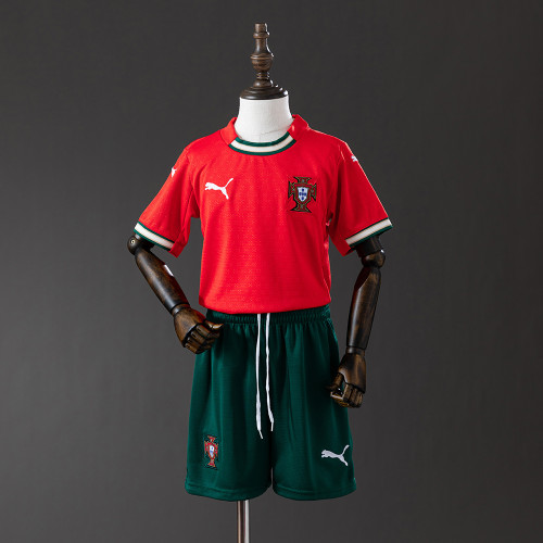 Kids Portugal 2025 Home Jersey