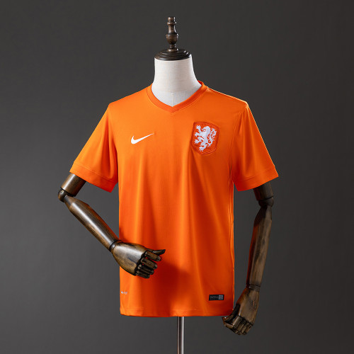 Retro Netherlands 2014 Home Jersey