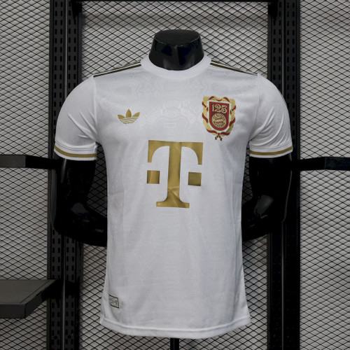 Player Version Bayern Munich White 125th Anniversary Jersey