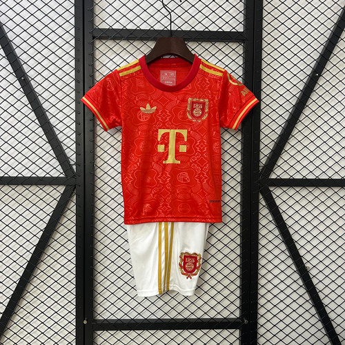Kids Bayern Munich Red 2025/26 Jersey