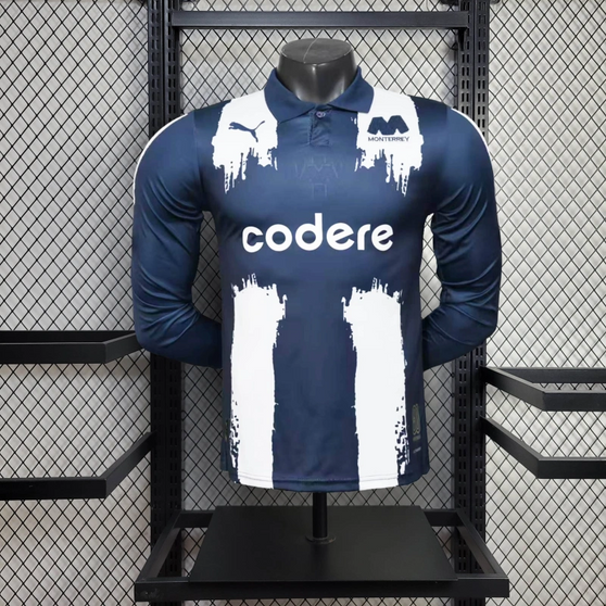 Long Sleeve Player Version C.F. Monterrey 25/26 Home Jersey