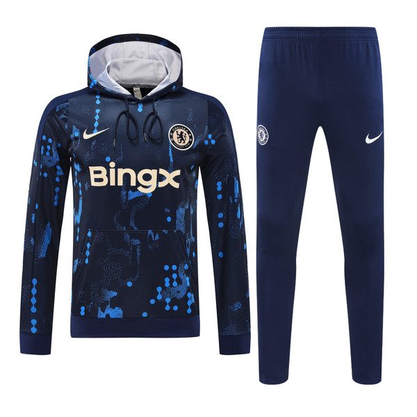 Chelsea Dark Blue Hoodie Track Suit
