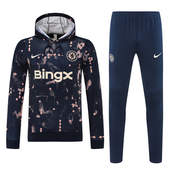 Chelsea Blue/Pink Hoodie Track Suit